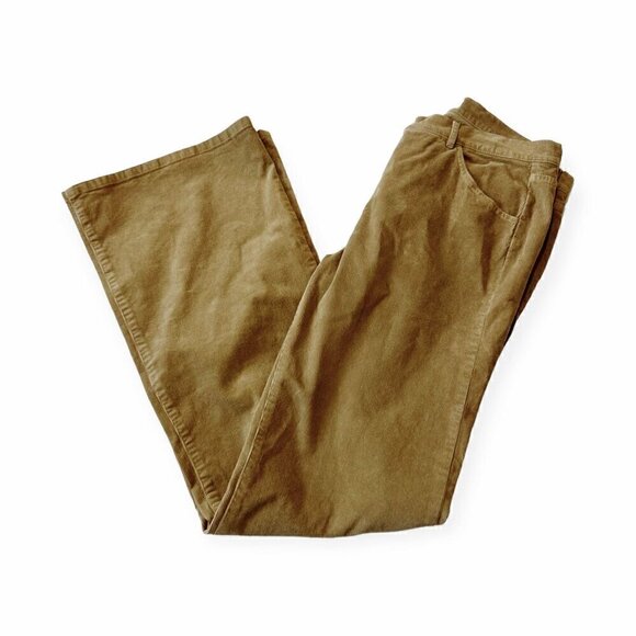 Nili Lotan Celia Corduroy Pants. Wide Leg, Size 12. Beige, New - Picture 4 of 12